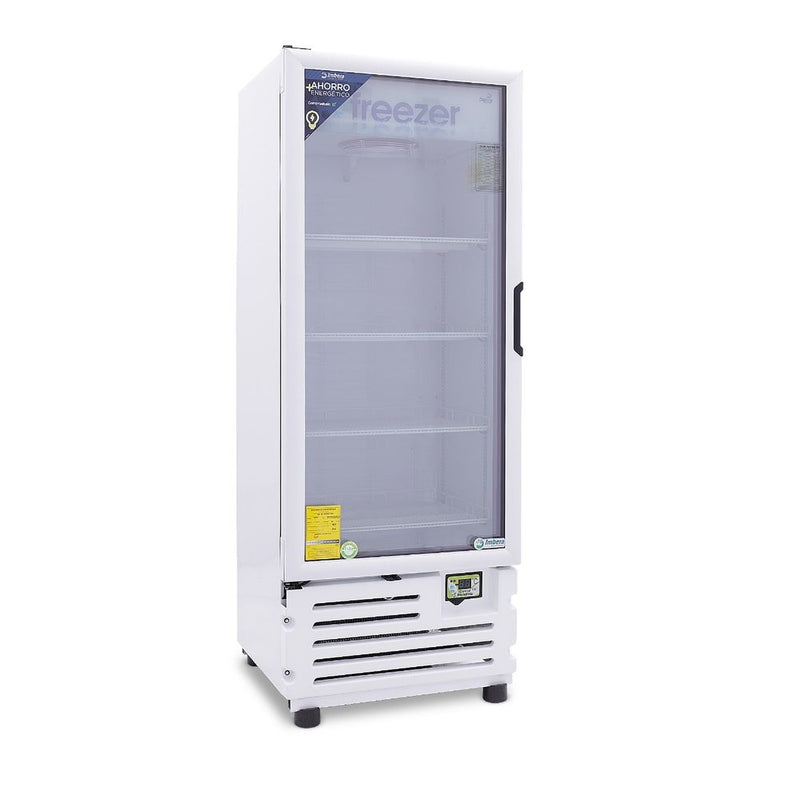 Congelador vertical VFS-16 1011477 Imbera de 16 pies cúbicos, una puerta de cristal