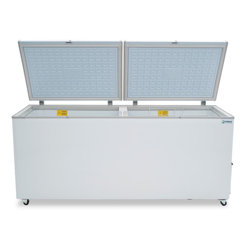 Congelador horizontal HFS-25 1014810 Imbera de 25 pies cúbicos, dos puertas sólidas tipo cofre
