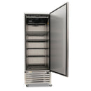 Refrigerador vertical G319-SD 1021576 Imbera de 19 pies cúbicos interior y gabinete en acero inoxidable, una puerta sólida