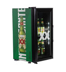 Enfriador frigobar cervecero Tecate/Indio CCVS24 1019786 de 1.5 pies cúbicos, 24 botellas, puerta de cristal