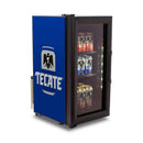 Enfriador frigobar cervecero Tecate/Indio CCVS24 1019786 de 1.5 pies cúbicos, 24 botellas, puerta de cristal