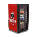 Enfriador frigobar cervecero Tecate/Indio CCVS24 1019786 de 1.5 pies cúbicos, 24 botellas, puerta de cristal