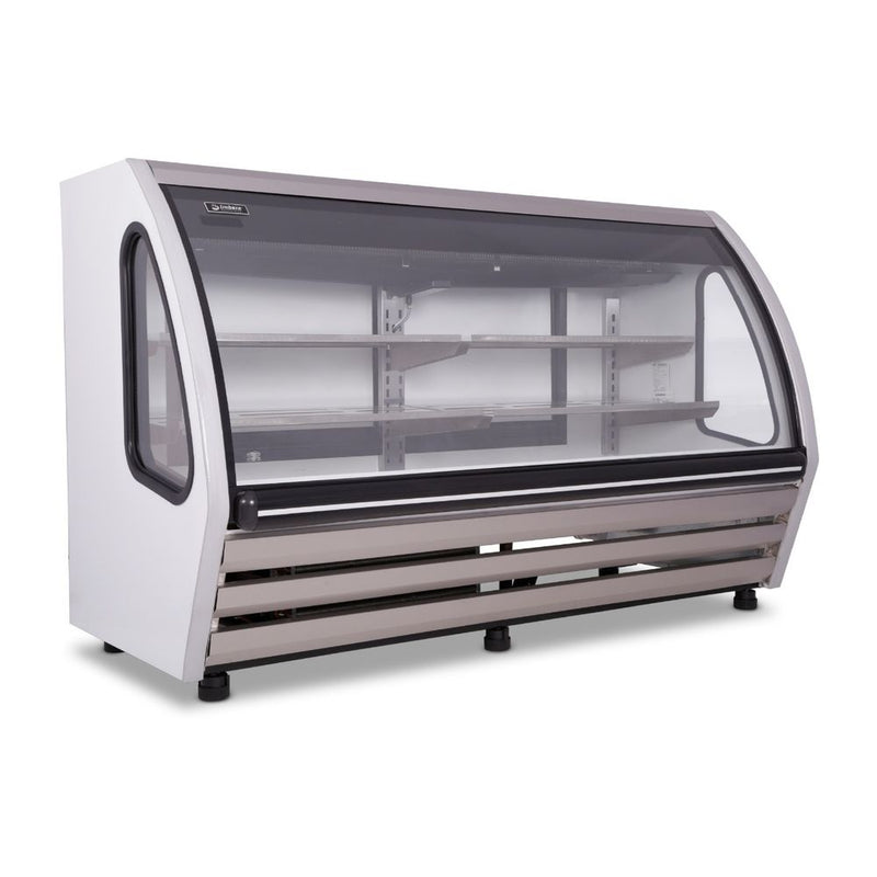 Vitrina carnicera BHS-200C 1020089 Imbera de dos metros 18 pies cúbicos, gabinete blanco