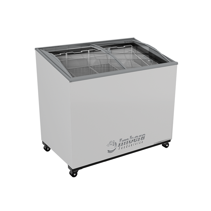 Congelador horizontal HF-10 1021819 Imbera de 10 pies cúbicos, dos puertas de cristal corredizas