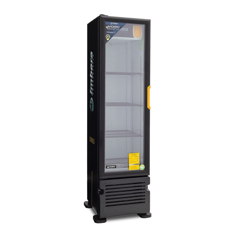 Refrigerador cervecero vertical CCV-144 1023812 Imbera de 8 pies cúbicos / 144 latas, una puerta de cristal