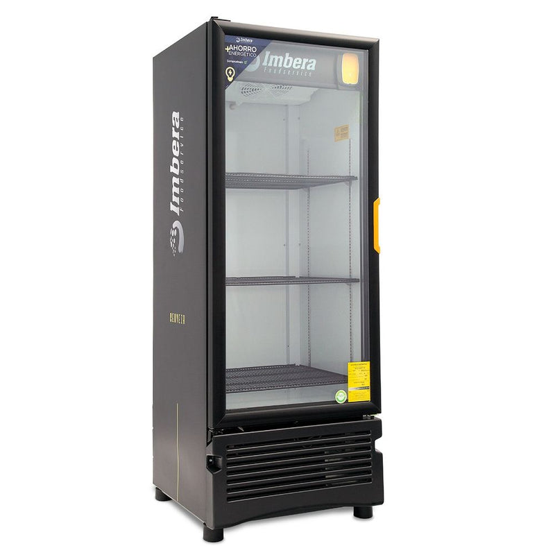 Refrigerador cervecero vertical CCV-320 1024263 Imbera de 17 pies cúbicos / 320 latas, una puerta de cristal