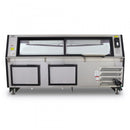 Vitrina carnicera doble temperatura con almacén congelación PRO PHD25N 1024856 Imbera de dos metros y medio, 59 pies cúbicos, gabinete negro