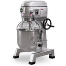 Batidora planetaria BATI-60 Rhino, tazon 60 litros acero inox, 3 velocidades, 3 accesorios y reja protectora, 2000w