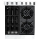 Estufa modular asador doble + quemador doble EM2-1A1Q Mayora 60 cm, gas lp y/o natural, acero inox T430