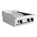 Estufa modular parrilla + quemador doble EM2-1P1Q Mayora 60 cm, gas lp y/o natural, acero inox T430