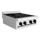 Estufa modular quemador doble + asador doble EM2-1Q1A Mayora 60 cm, gas lp y/o natural, acero inox T430