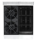 Estufa modular quemador doble + asador doble EM2-1Q1A Mayora 60 cm, gas lp y/o natural, acero inox T430