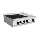 Estufa modular 2 asadores dobles + parrilla EM3-2A1P Mayora 90 cm, gas lp y/o natural, acero inox T430