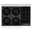 Estufa modular 2 quemadores dobles + asador doble EM3-2Q1A Mayora 90 cm, gas lp y/o natural, acero inox T430