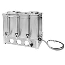 Cafetera percoladora eléctrica 20-20E International dos tanques, 40 litros 240 tazas, acero inoxidable