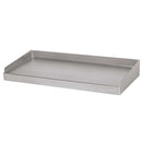 Repisa acero inoxidable T-304 REPP-800 International 80 cm, laterales de apoyo, grado alimenticio