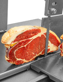 Sierra para carne SICA-295 Rhino, motor 1.5HP, mesa y carro en acero inoxidable