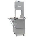 Sierra para carne SPK295-J 1020138 Protek, motor 1.5HP, acabado gris, carro en acero inoxidable